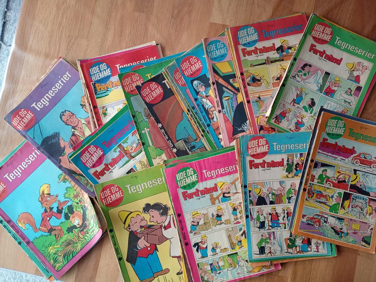 Billede 2 - 77 styk tegneserier fra Ude og Hjemme