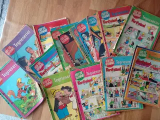 77 styk tegneserier fra Ude og Hjemme