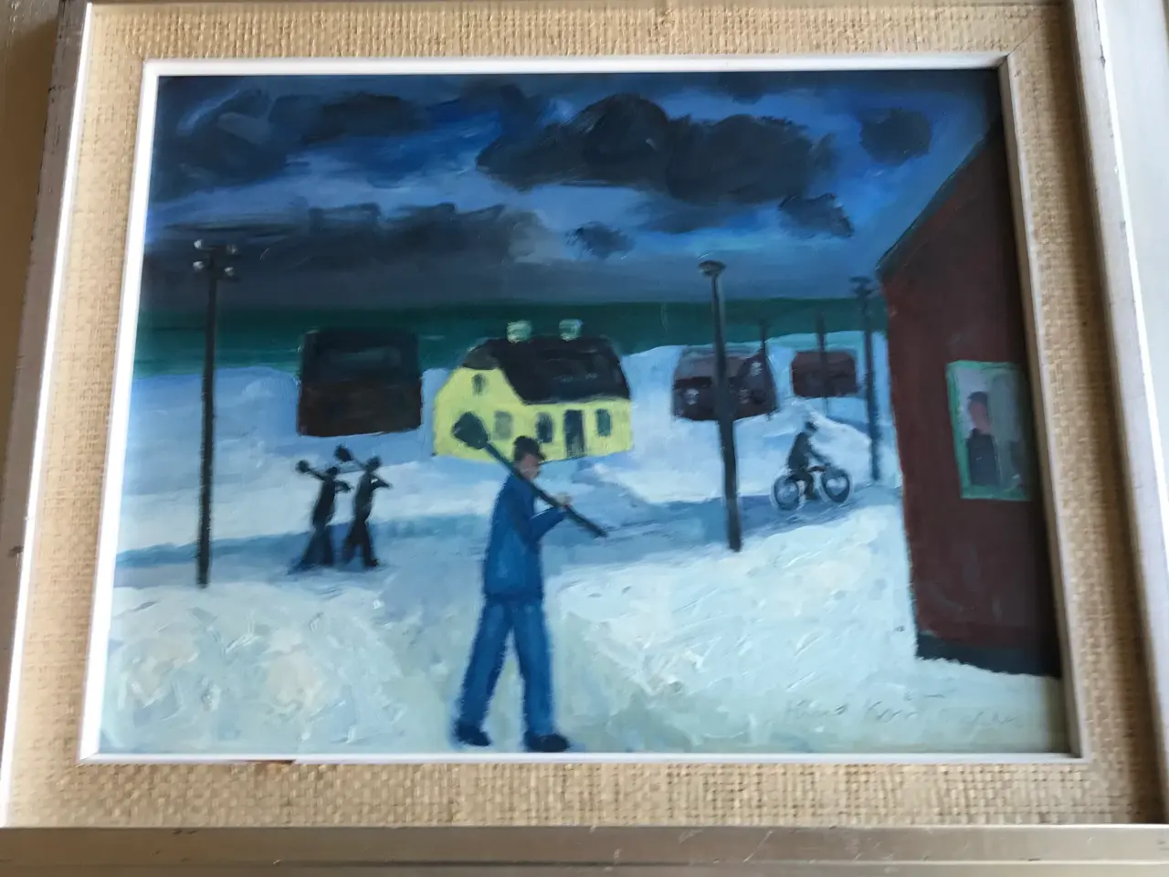 Billede 3 - "Vinter ved Havet  -  Tøvejr."  Knud Kristensen