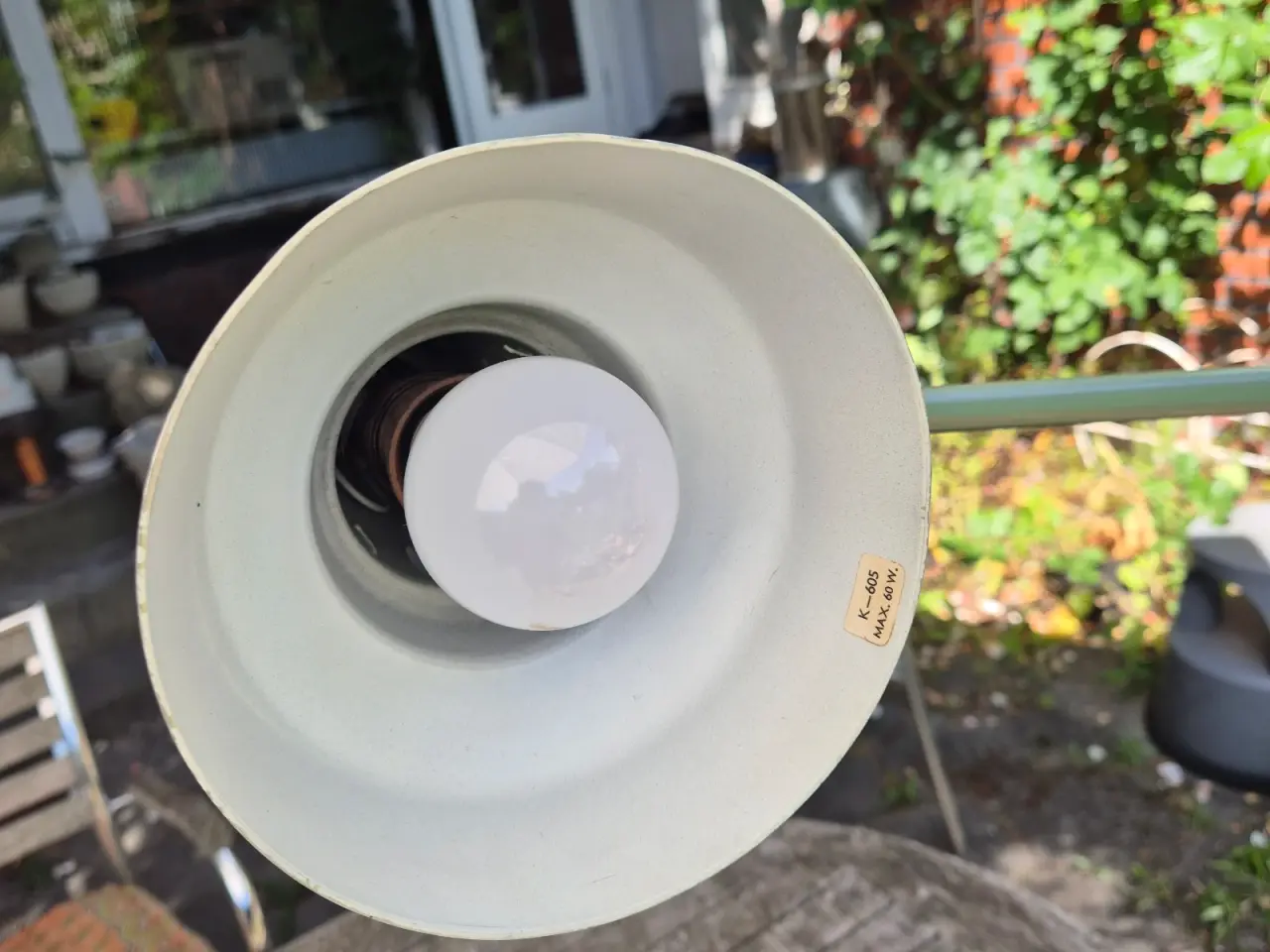 Billede 7 - Fed fransk arkitektlampe med industrielt udtryk