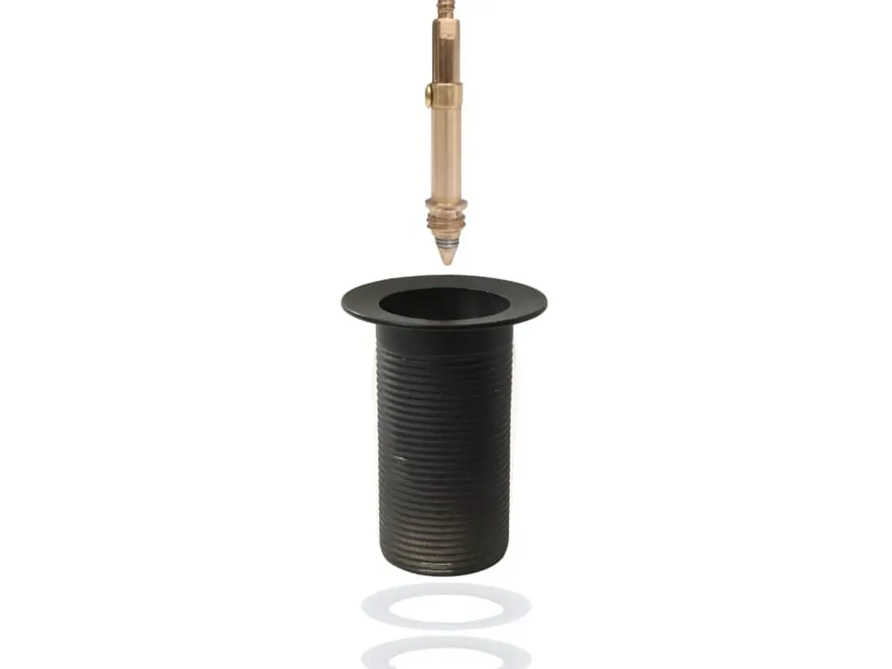 Billede 7 - Trykafløb uden overløb 6,4 × 6,4 × 9,1 cm - sort pop-up
