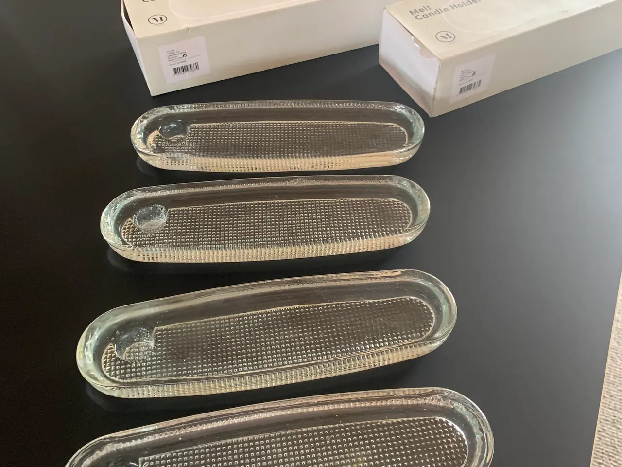 Billede 1 - 8 nye glas lysestager som kan dekoreres
