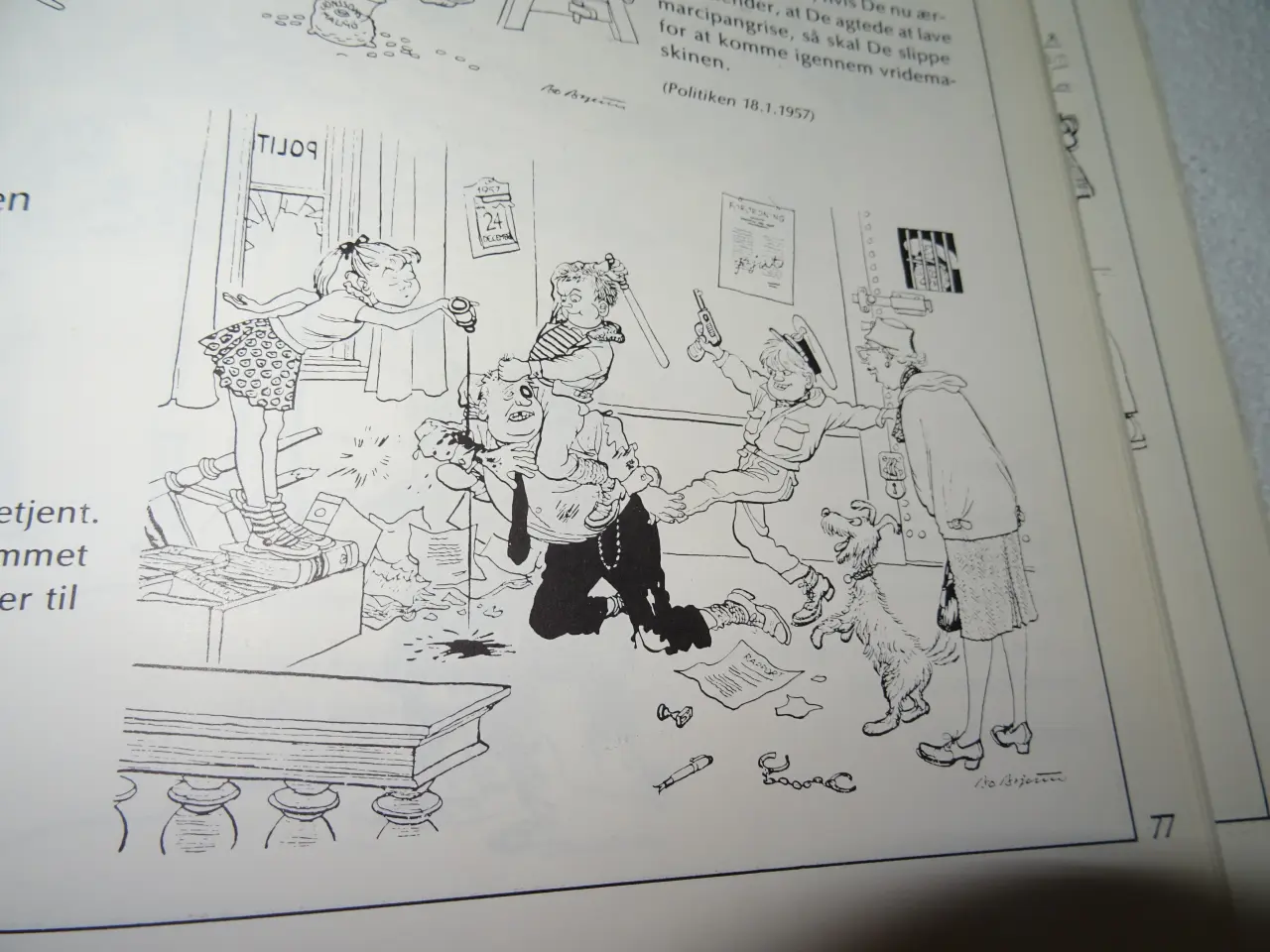 Billede 3 - Dansk politi i karikatur 1905 til 1977