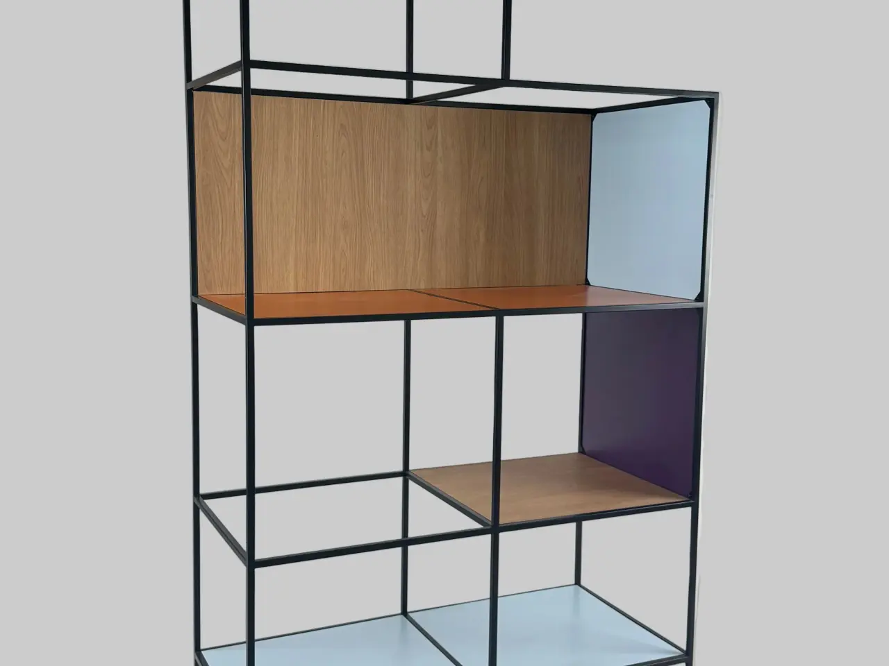 Billede 1 - Metalreol – Multifarvet 119x55x202 cm
