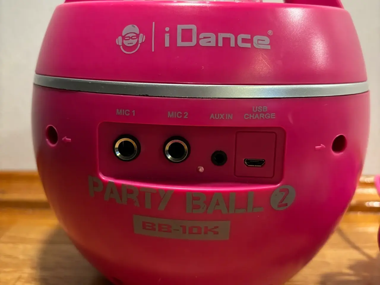 Billede 4 - Party Ball i pink med 2 mikrofoner