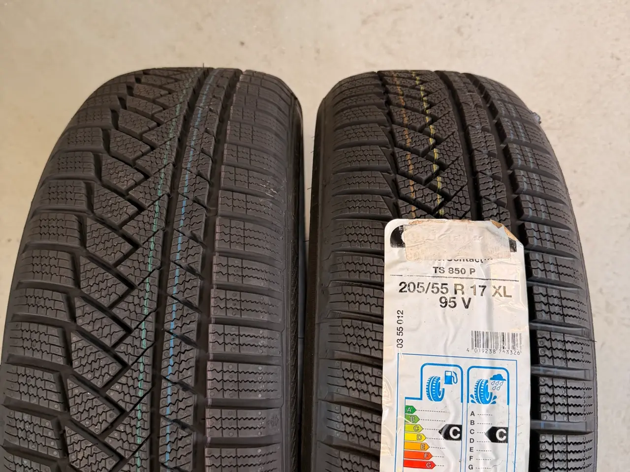Billede 1 - 205/55-17 Continental vinterdæk