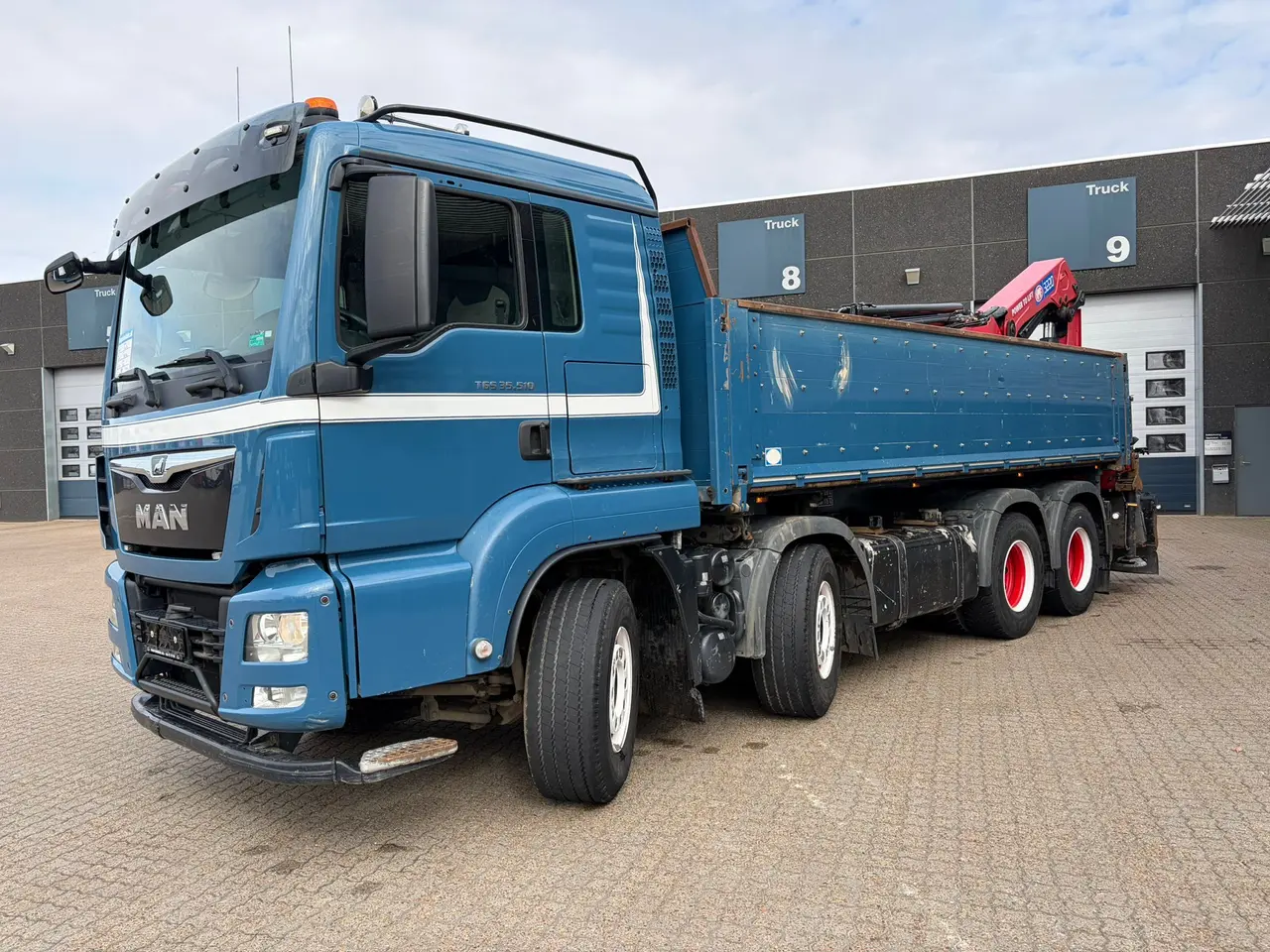 Billede 8 - MAN TGS 35.510 8X4, Tip-kran