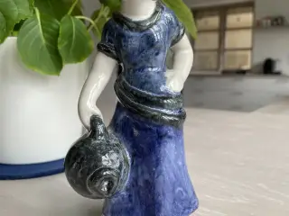 L. Hjorth keramik figur