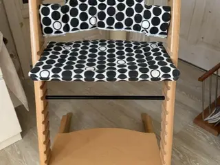 Trip Trap Højstol NYESTE MODEL M/Hynde+rygpude.