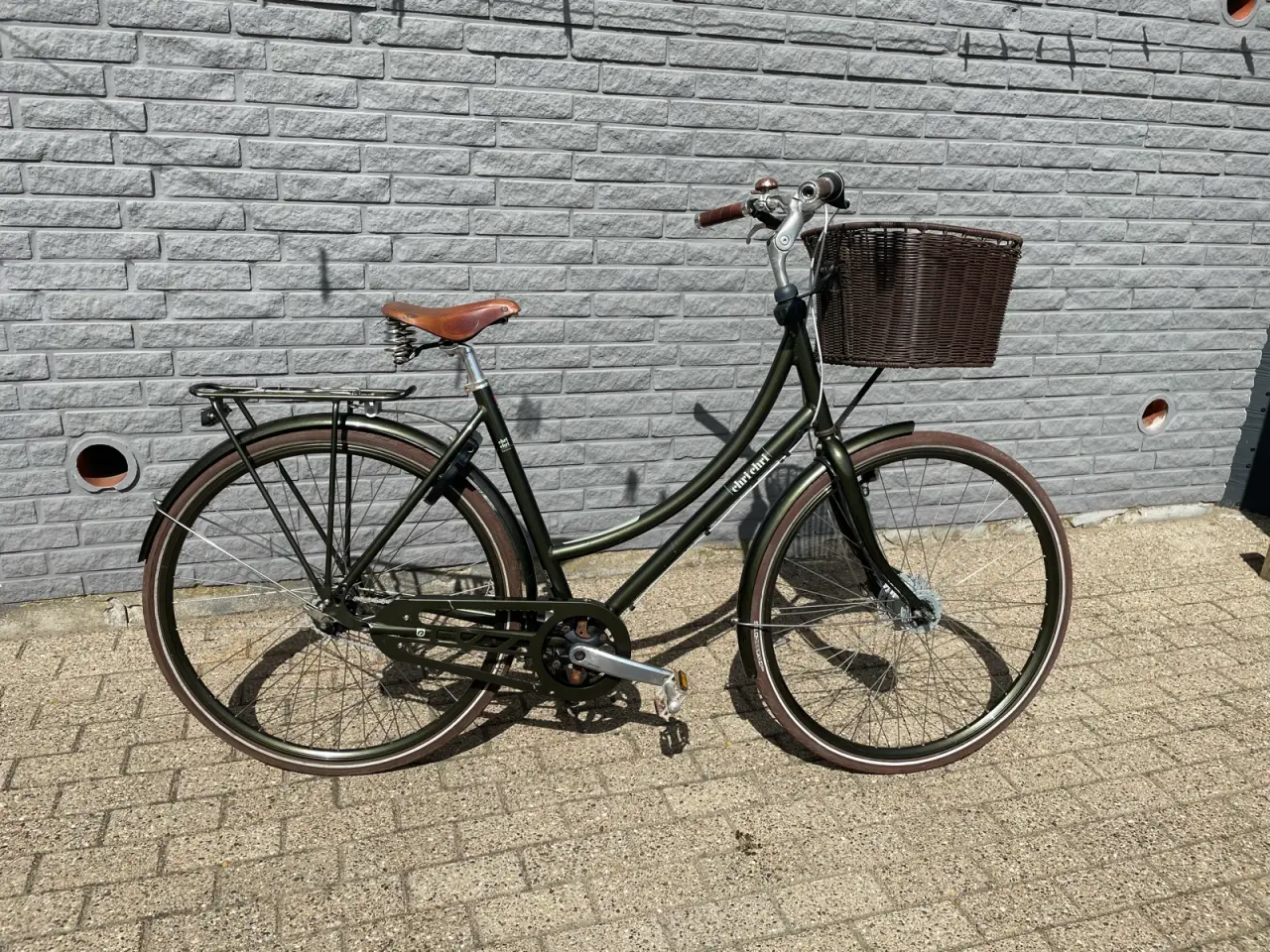 Billede 1 - Grøn retro-perle : Chri Chri cykel fra Batavus