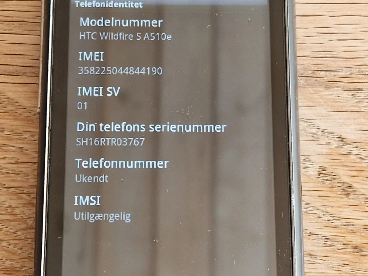 Billede 1 - HTC Wildfire S smartphone
