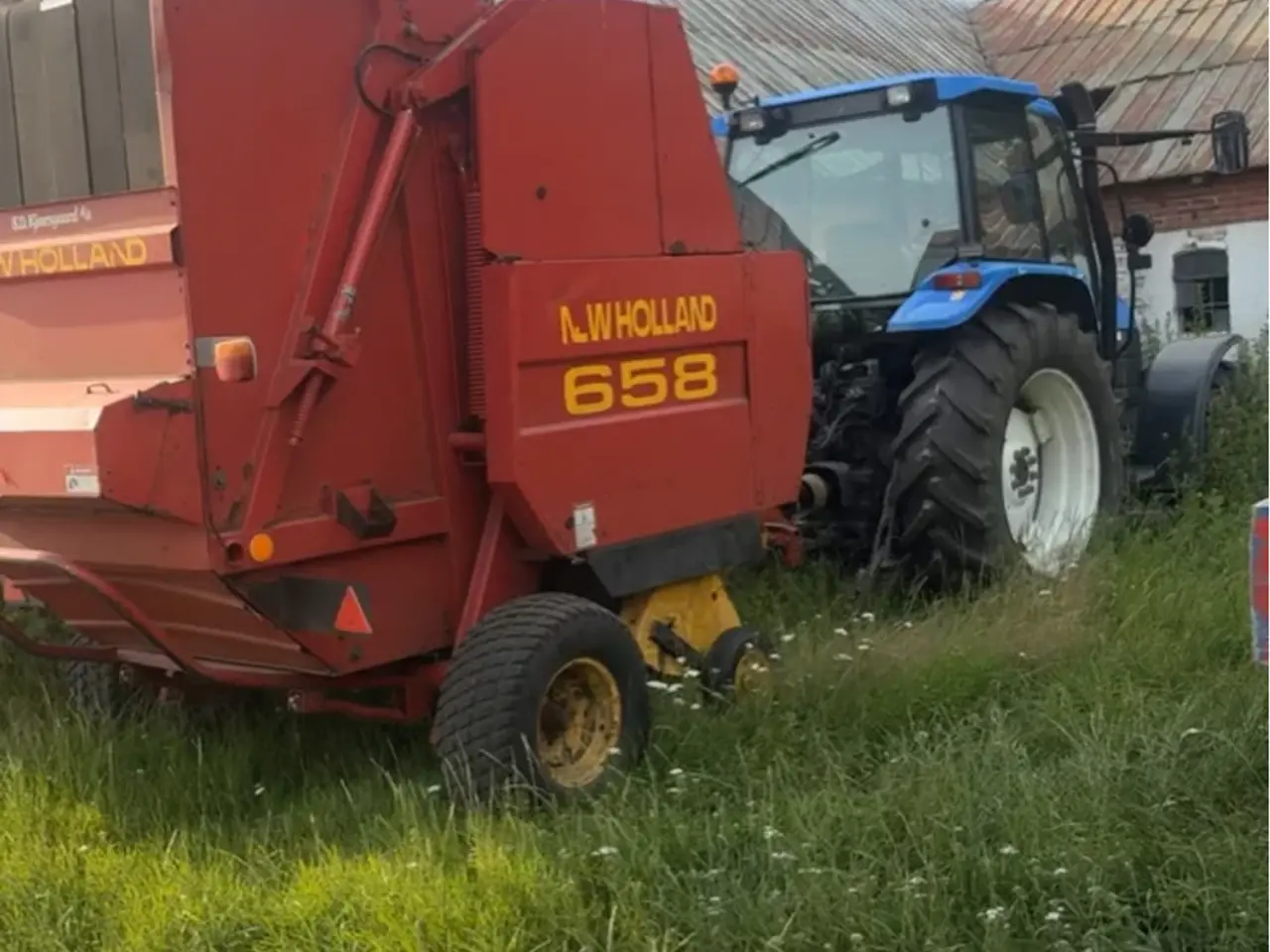 Billede 3 - New Holland 658 Rundballe presser 