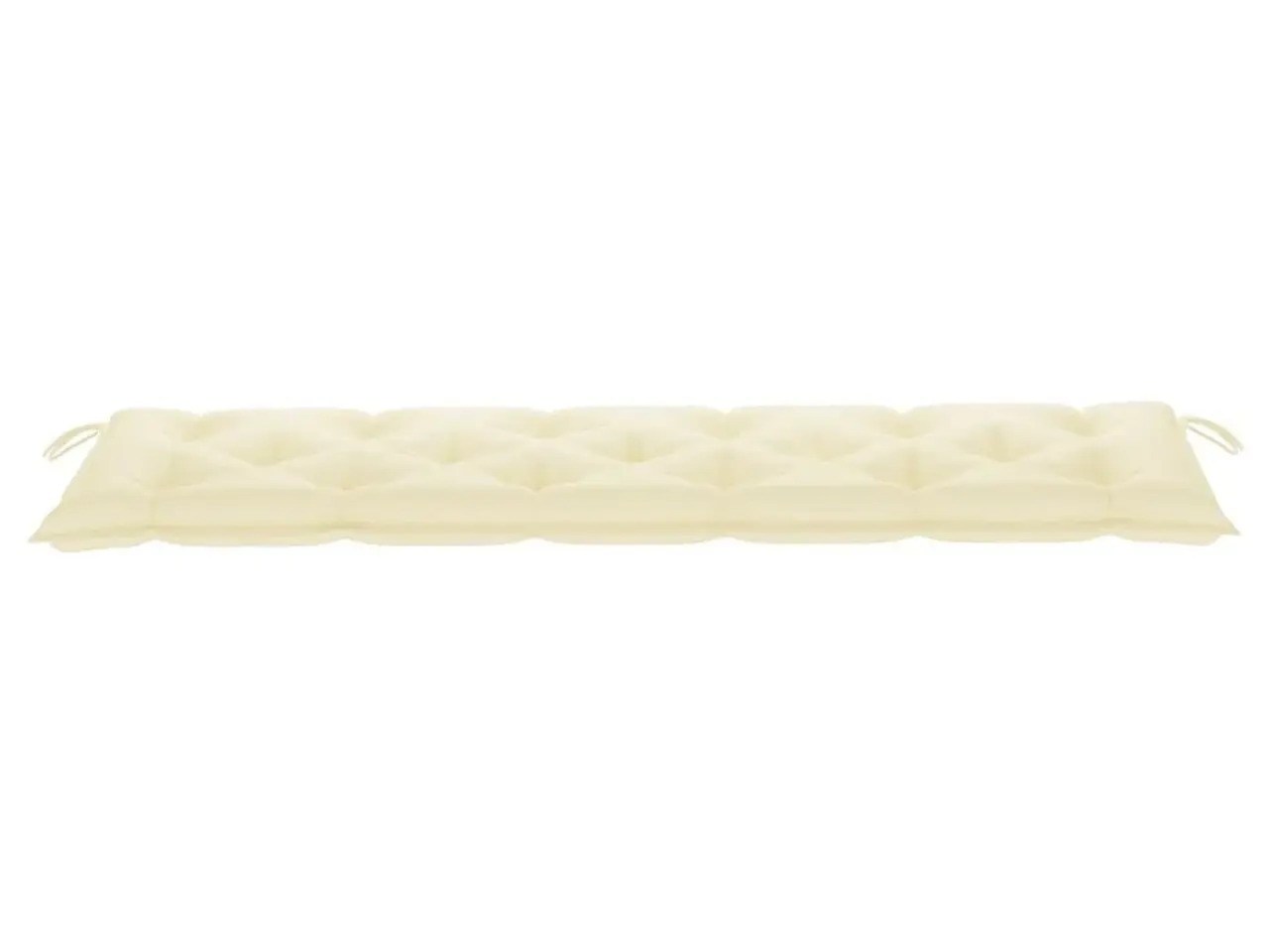 Billede 3 - Hynde til havebænk 180x50x7 cm oxfordstof cremehvid