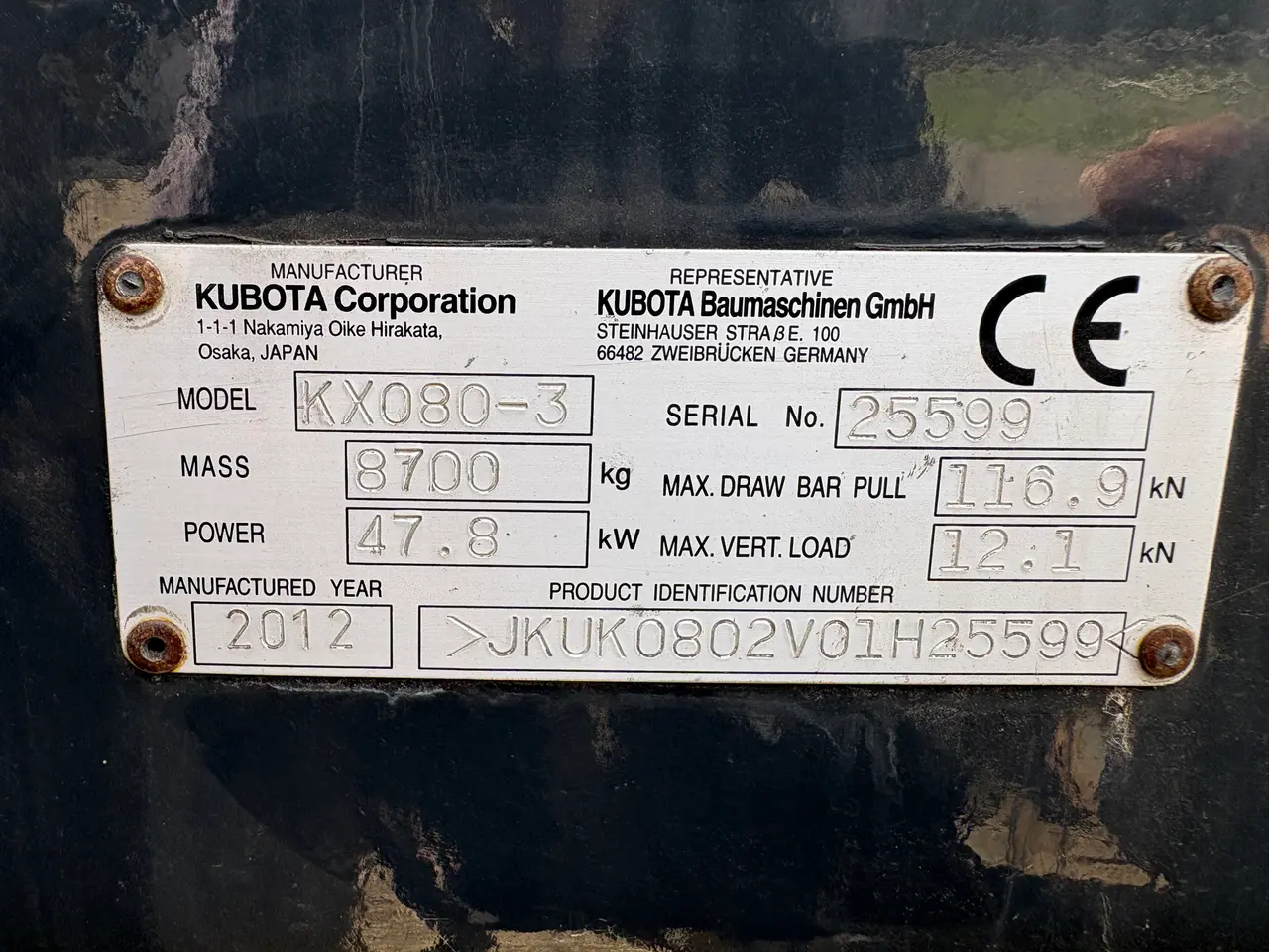 Billede 9 - Kubota KX080-3