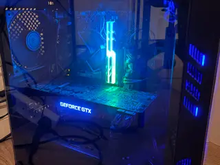 Stationær PC, I5-10400F, Nvme SSD,wifi og GTX 1060