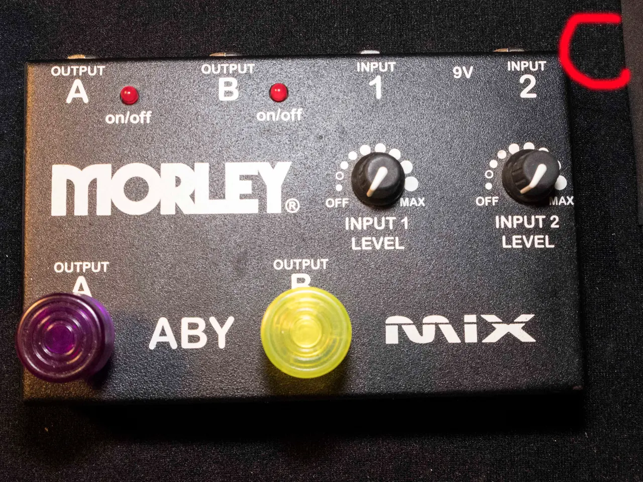 Billede 2 - Guitar-pedal. Morley ABY-pedal Mix. Uden strømad.
