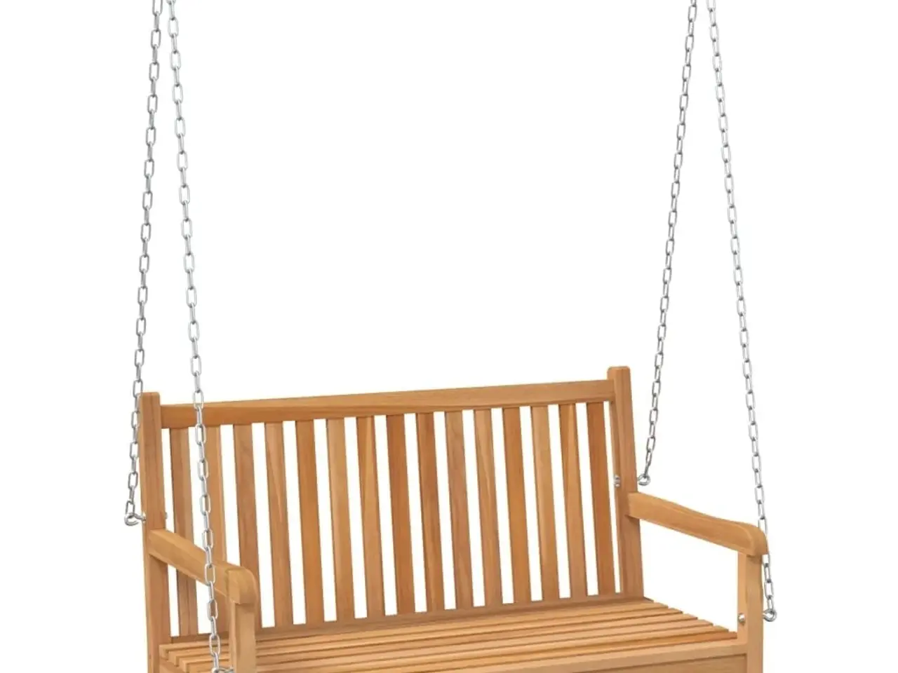Billede 2 - Gyngebænk i massivt teaktræ 114×60×64 cm - hængesofa til haven