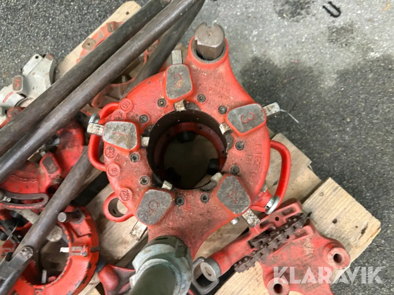 Billede 7 - Værktøj til gevindskæring Ridgid - 1 palle
