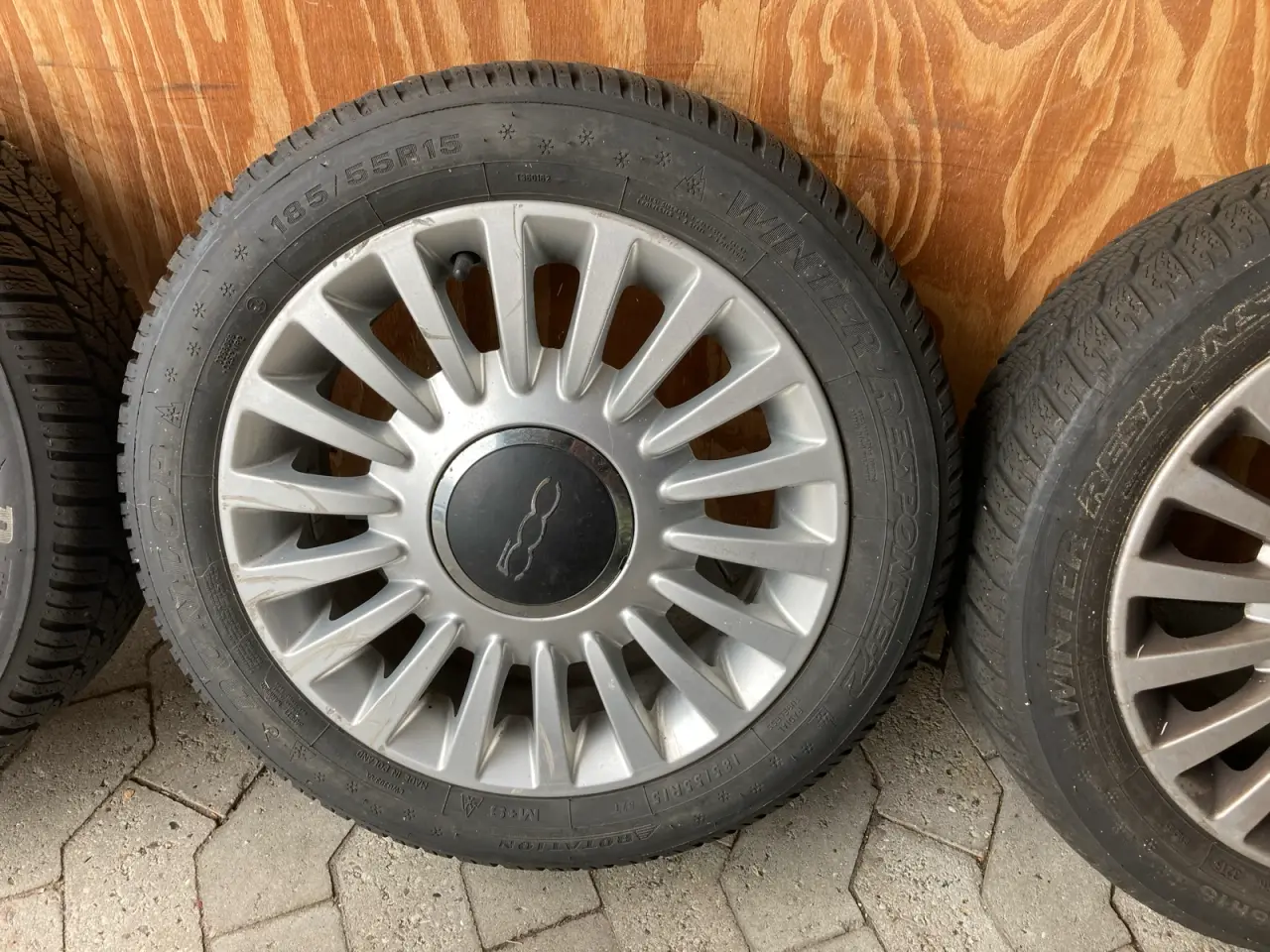 Billede 3 - Originale Fiat 500 Lounge vinterhjul