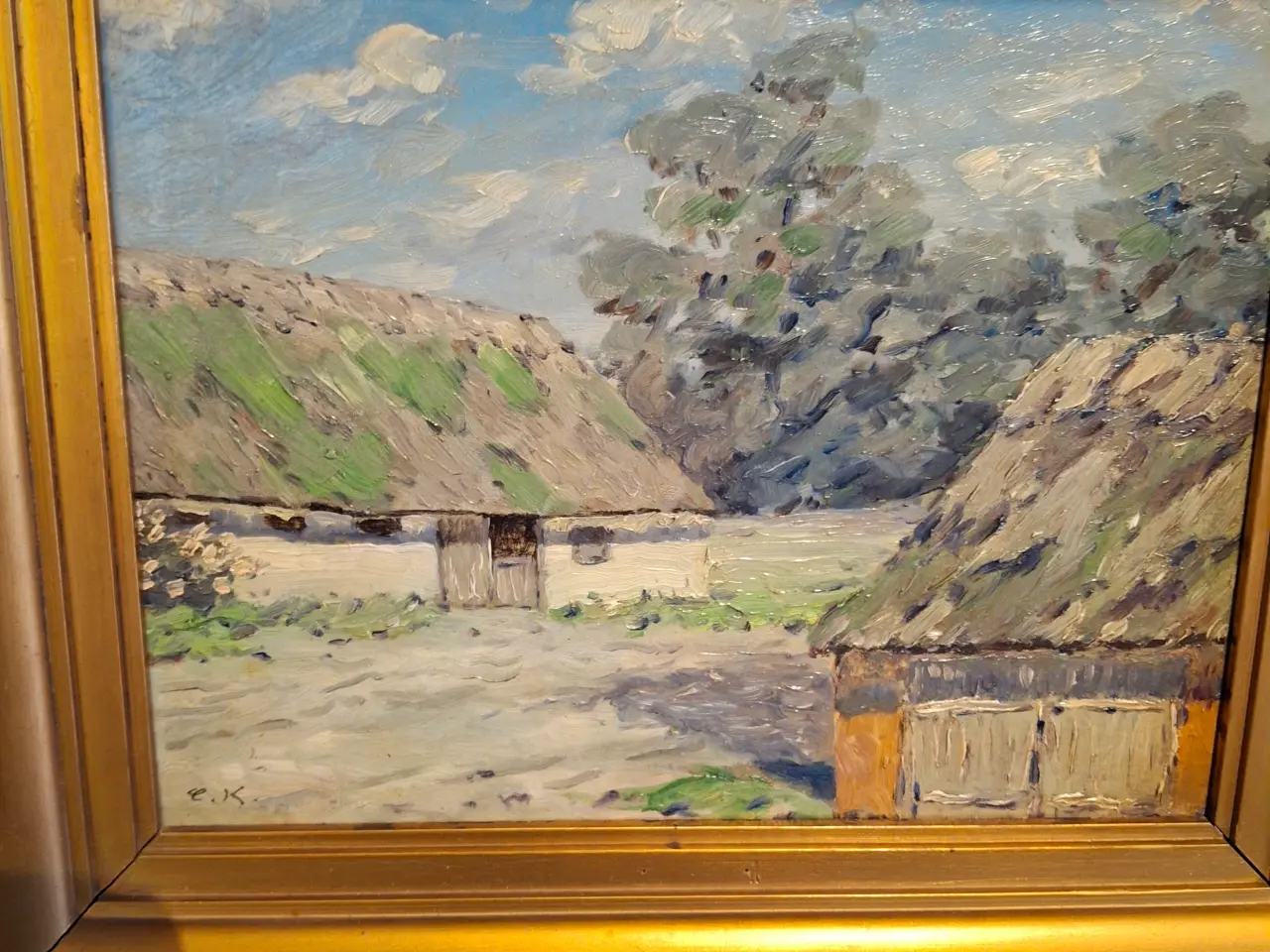 Billede 1 - maleri af kildentoft fra 1931