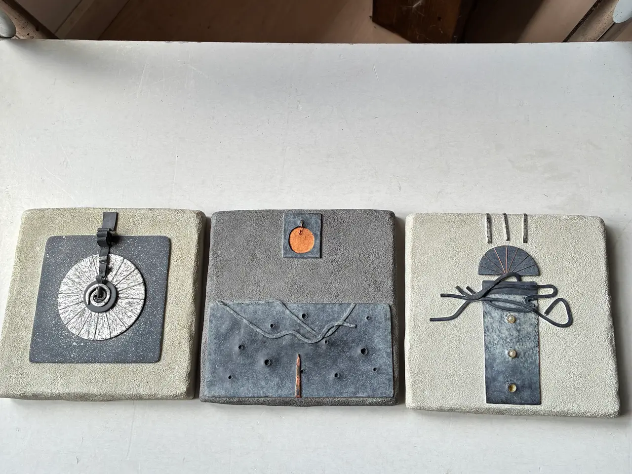 Billede 1 - 3 stk. Vivi Haache collager (samlet pris)
