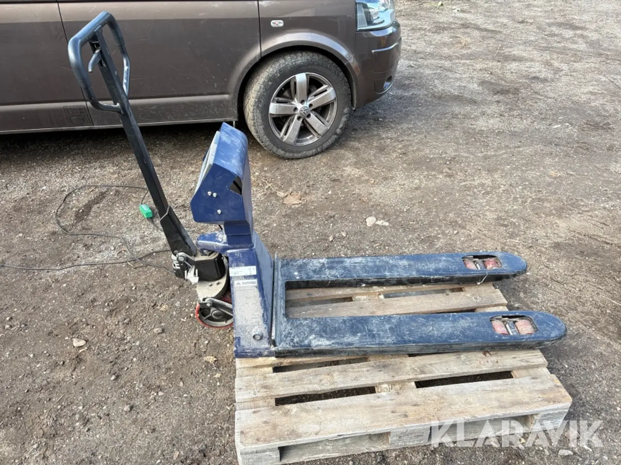 Billede 2 - Palleløfter med vægt - 2000 kg