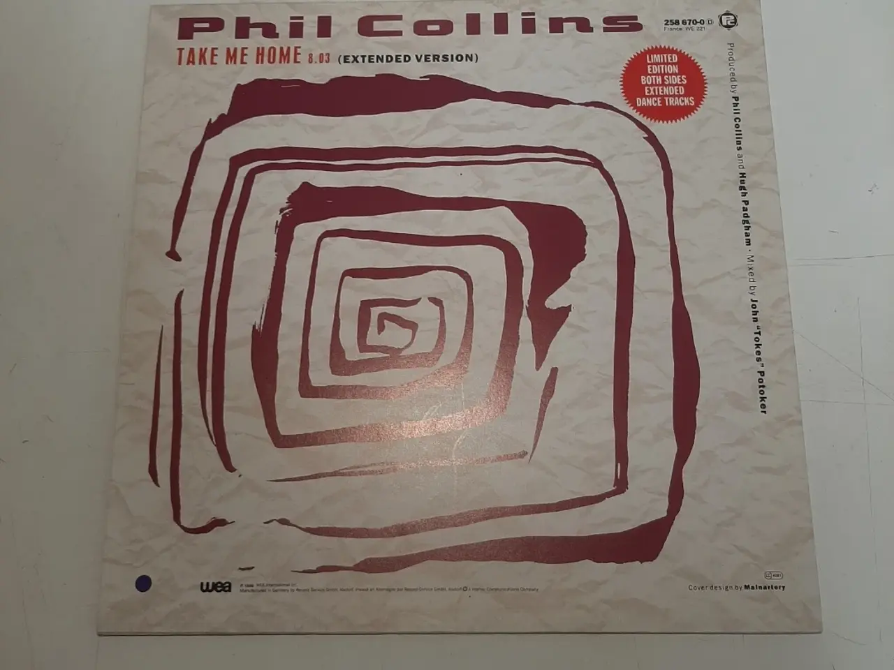Billede 3 - Limited edition PHIL COLLINS SUSSUDIO M.M