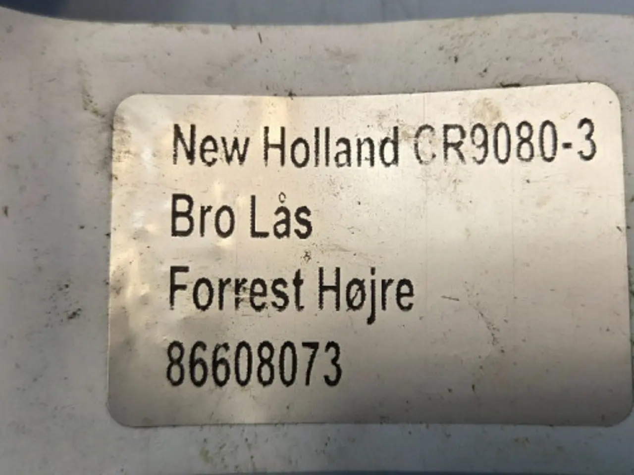 Billede 14 - New Holland CR9080 Lås 86608073