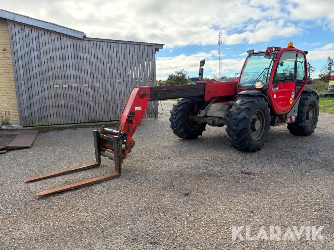 Billede 1 - Teleskoplæsser Manitou MT 732 med gafler