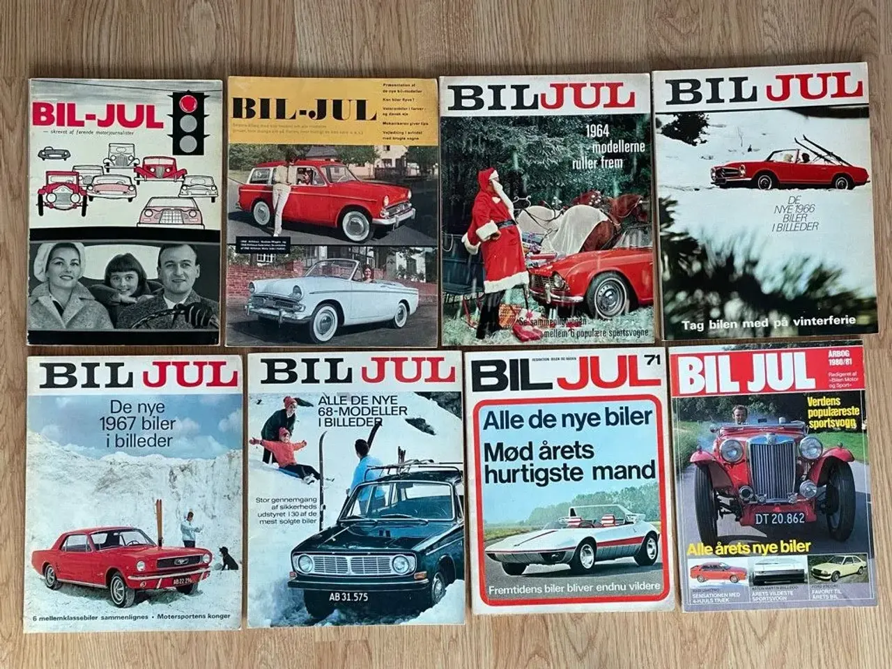Billede 4 - BILJUL årgange 1965 i fin stand!