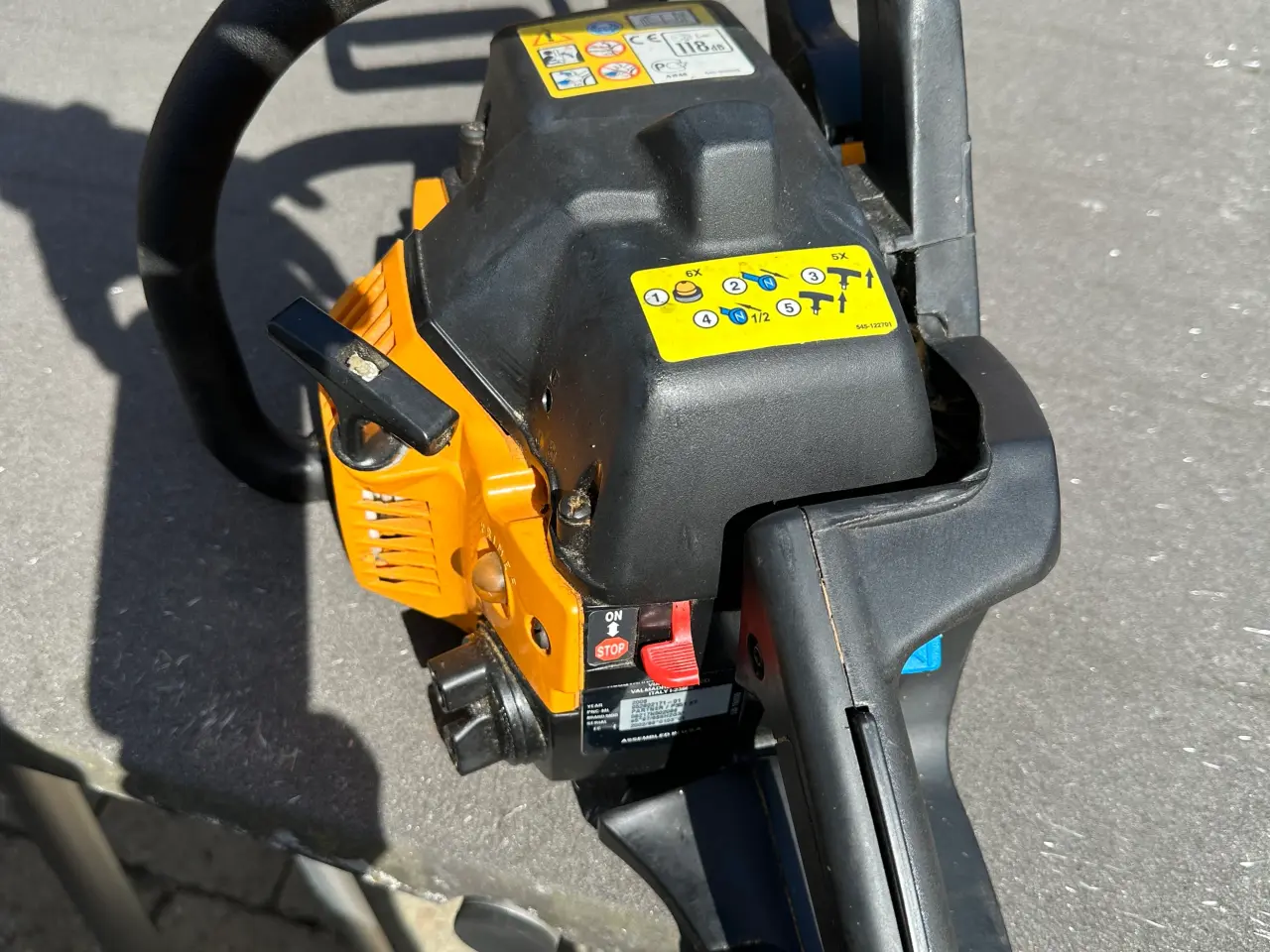 Billede 4 - Motorsav, hjelm og sikkerhedshandsker