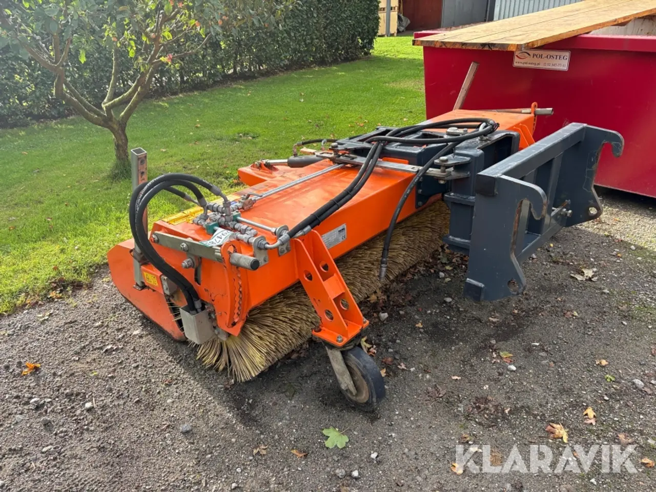 Billede 3 - Hydraulisk kost Tuchel Profi 660-230 med opsamler