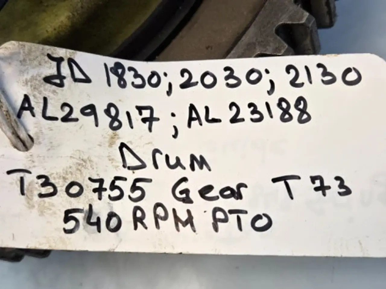 Billede 20 - John Deere 1830 Pto Kobling AL29817