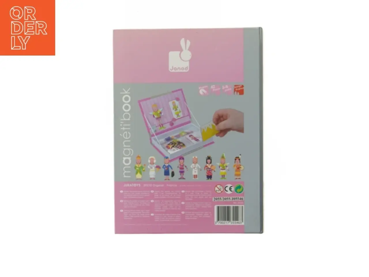 Billede 4 - Janod Magneti'Book Prinsesse Klæd-ud-Bog fra Janod (str. 34 magneter)