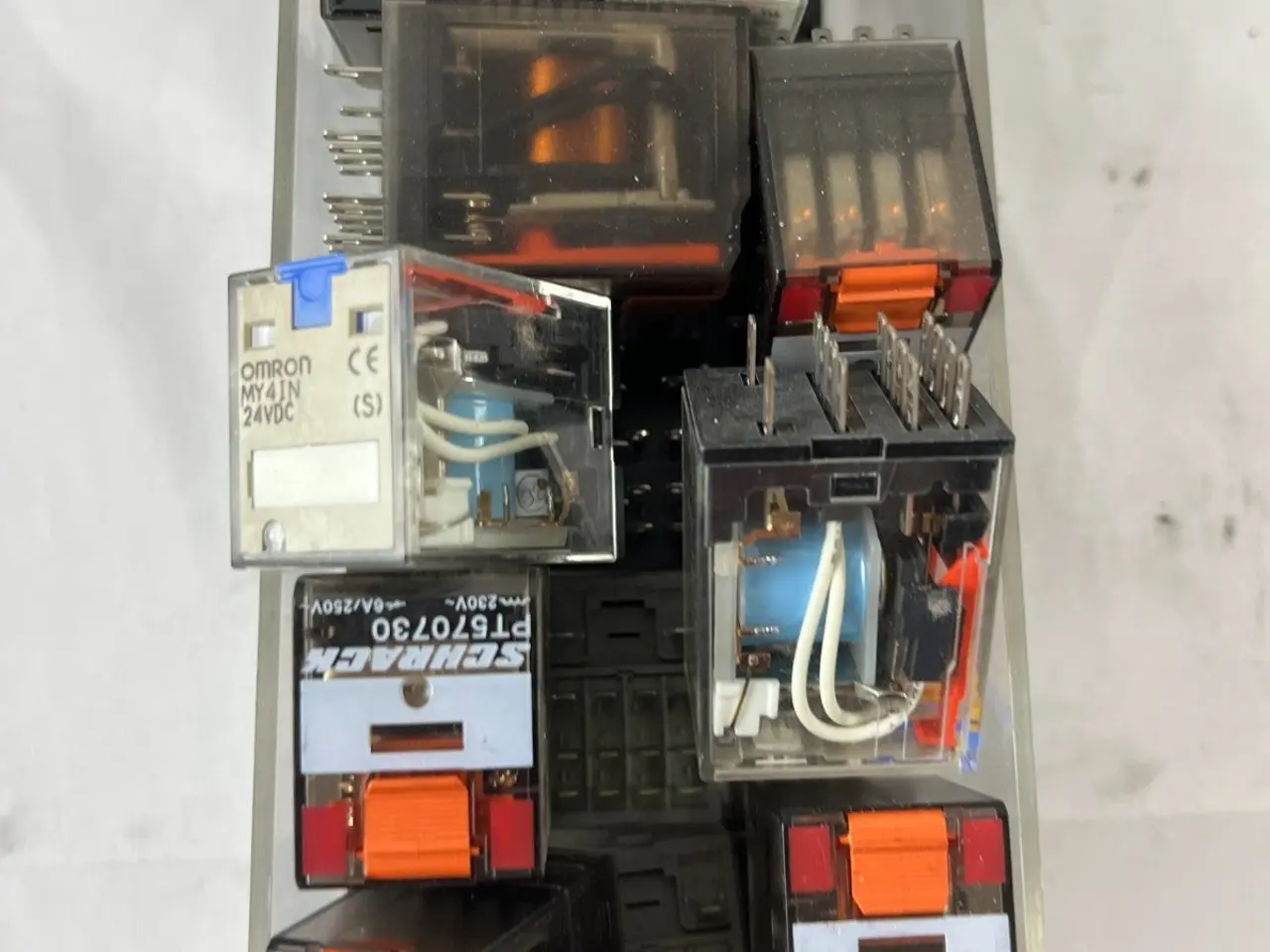 Billede 6 - Schrack PT570024 PT570730 relæ parti 24VDC 230VAC
