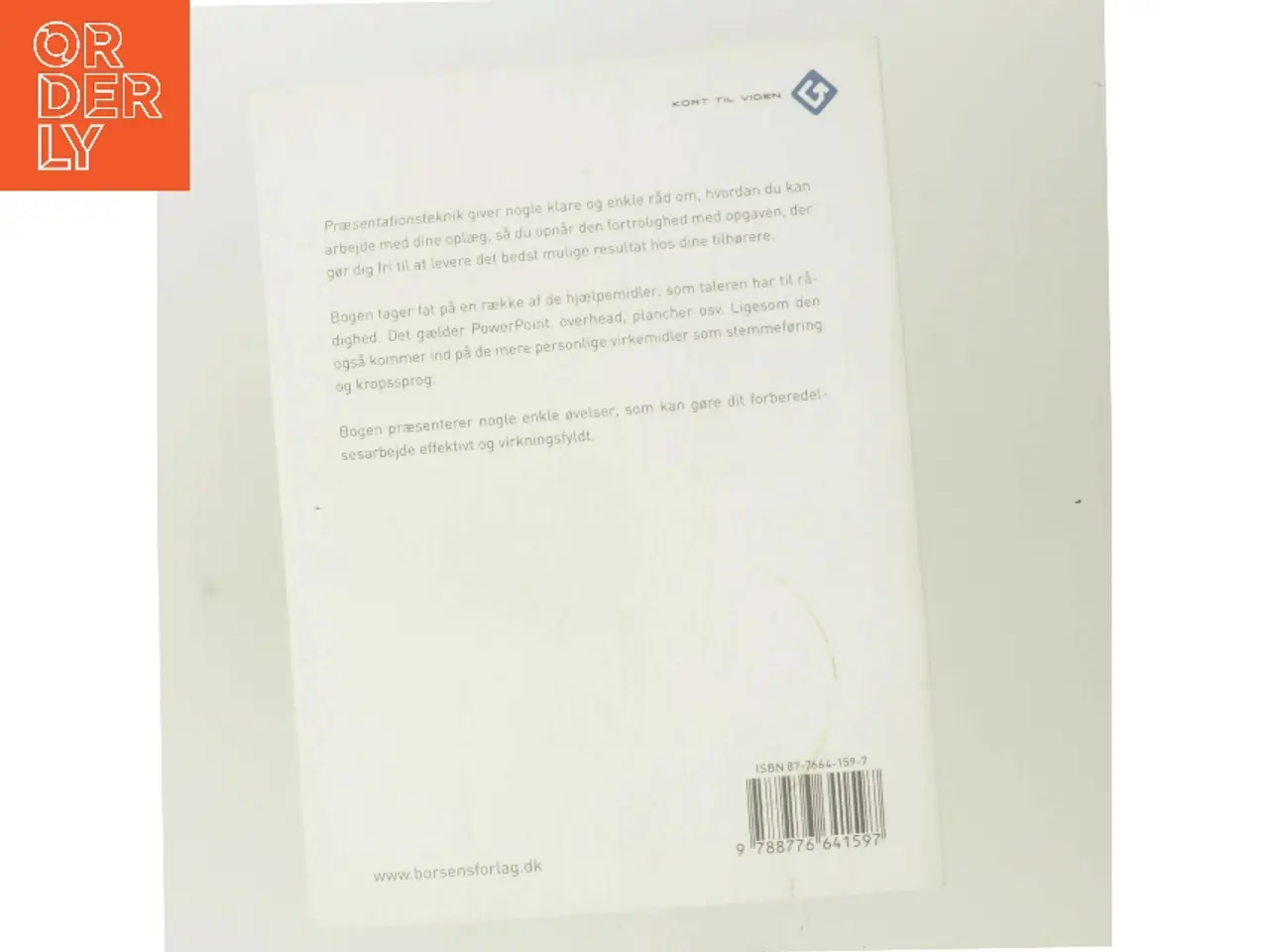 Billede 3 - Præsentationsteknik af Anders Stahlschmidt (Bog)