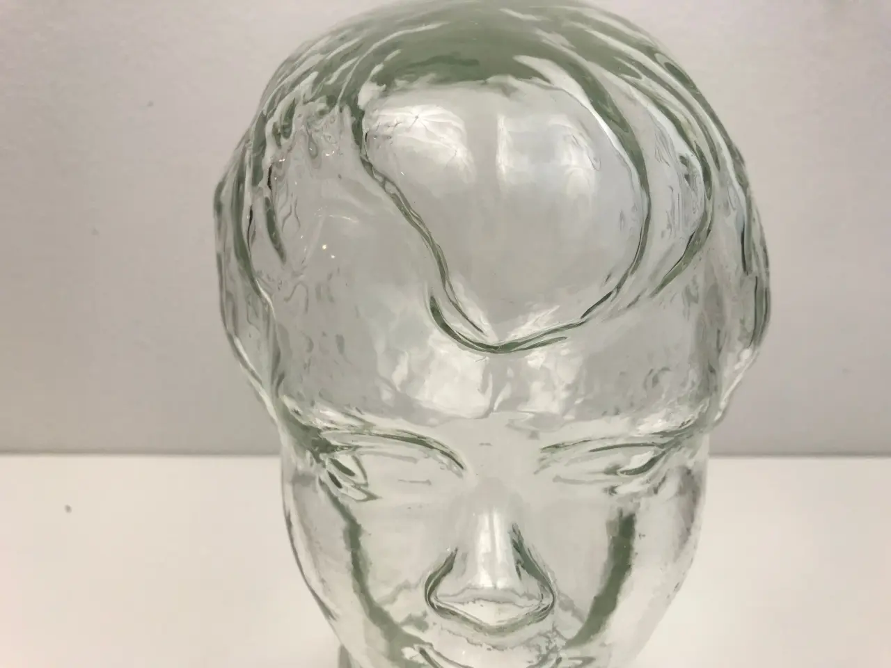 Billede 3 - Glasfigur / Glas-hoved (dreng) 