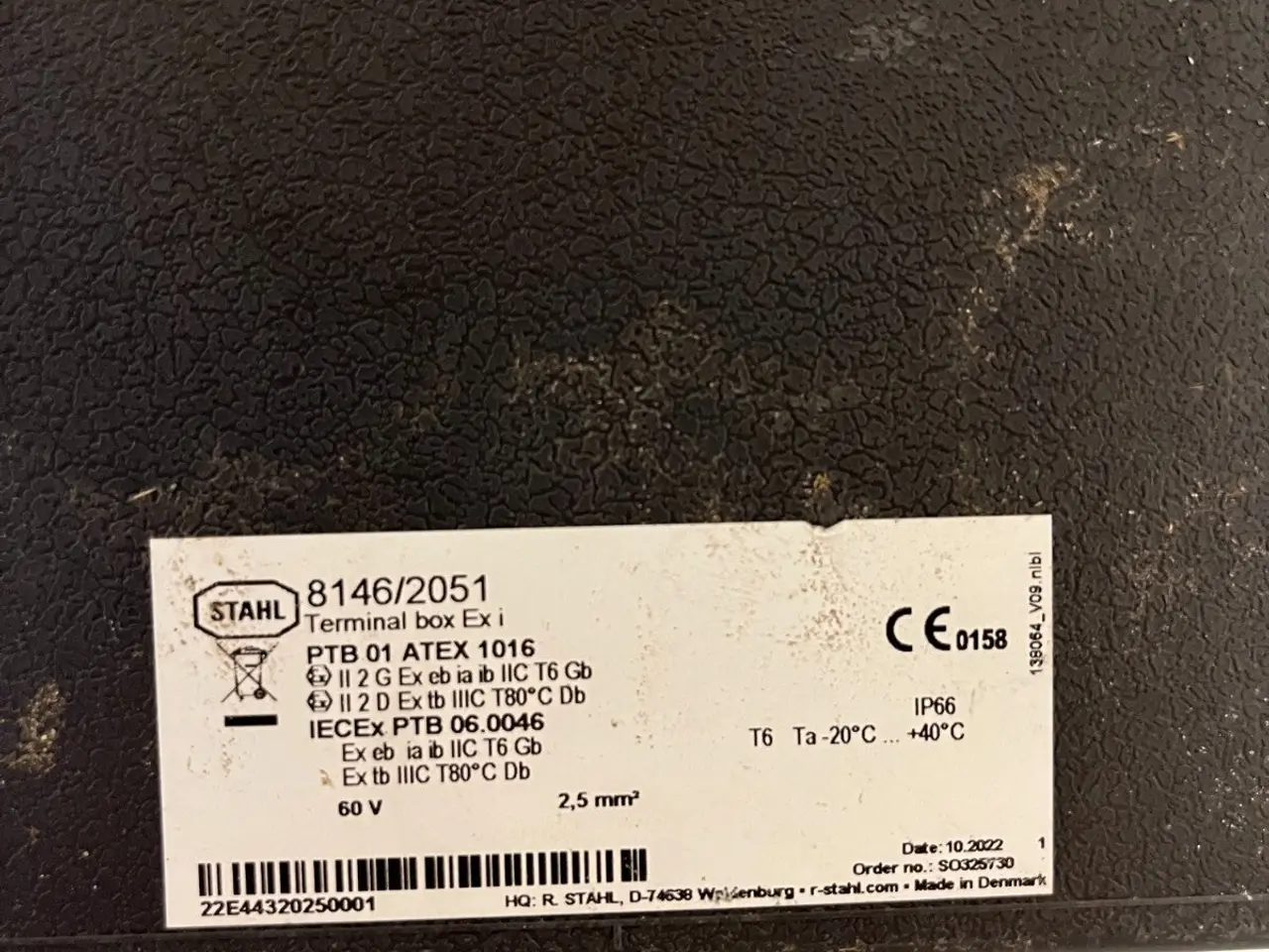Billede 3 - R. STAHL 8146/2051 Terminal Box Ex i ATEX IECEx -