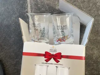 Holmegård jule snapseglas