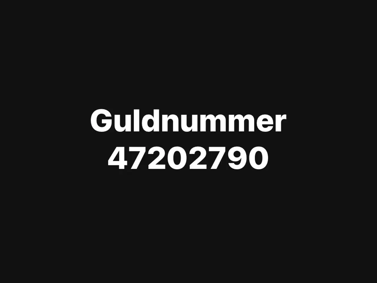 Billede 1 - Guldnummer 