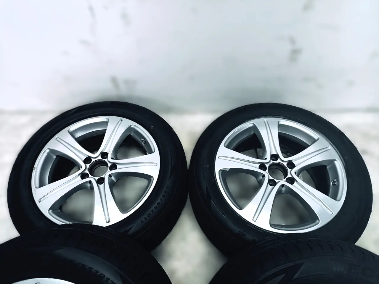 Billede 4 - 5x112 17" ET40 nav 66,6ø Mercedes sommersæt Inkl.T