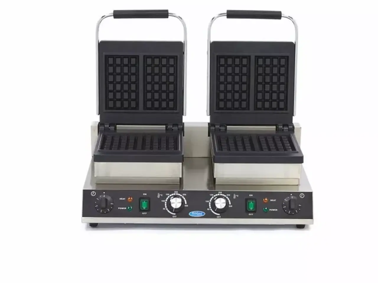 Billede 3 - Dobbelt Belgisk Vaffeljern – 4 vafler – 3 kW