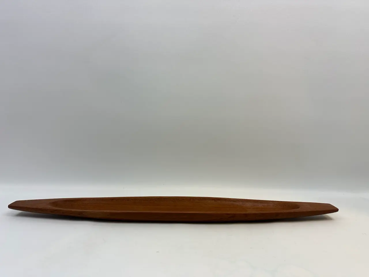 Billede 2 - Aflangt retro teak fad (FDB)