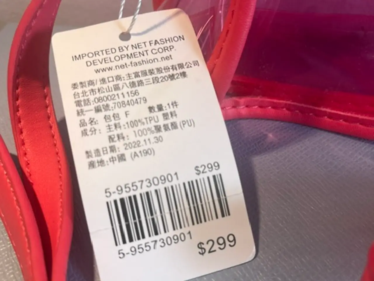 Billede 4 - Smuk og iøjnefaldende gennemsigtig crossbody-taske