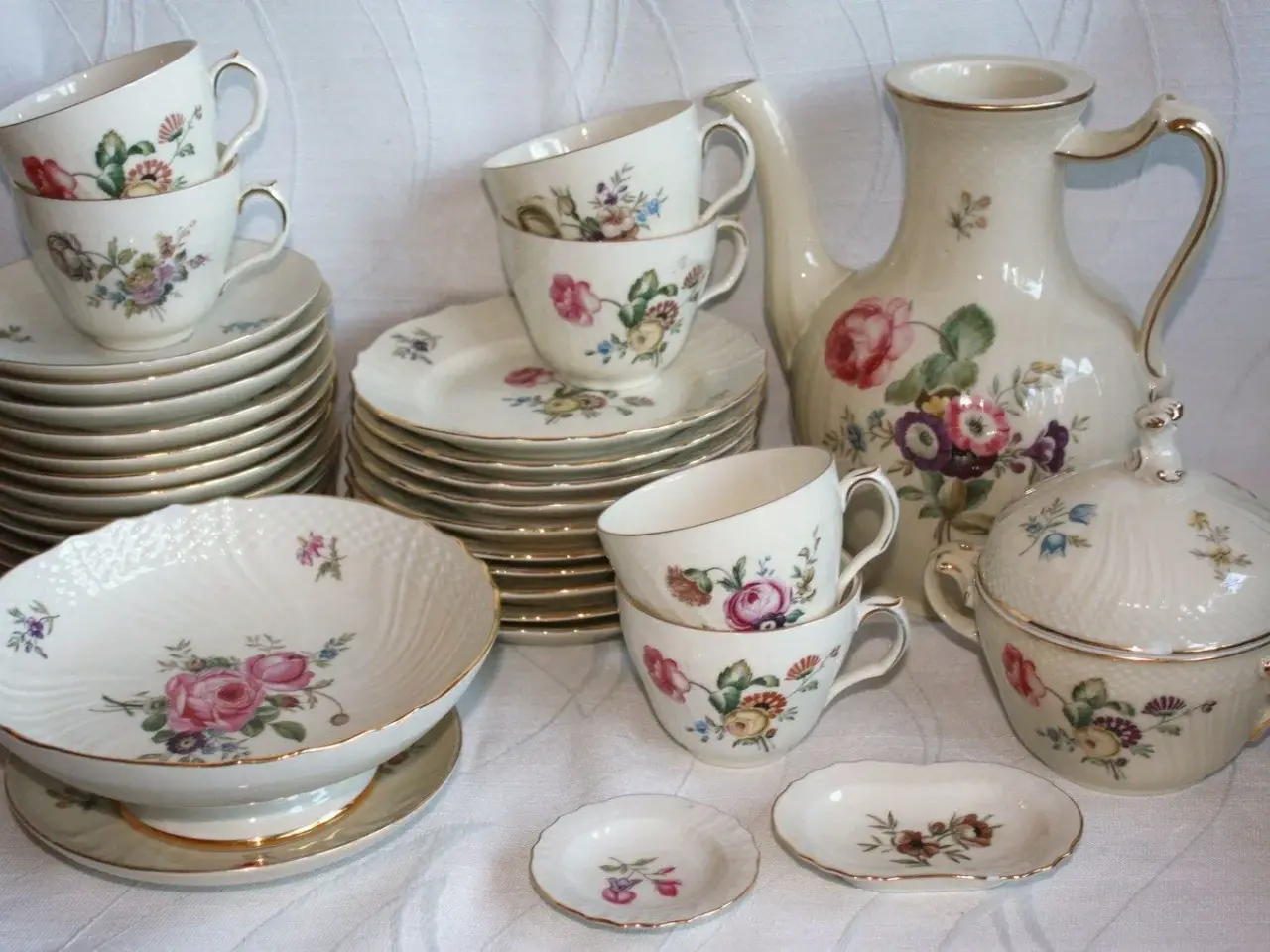 Billede 1 - Frisenborg, kaffestel, Royal Copenhagen