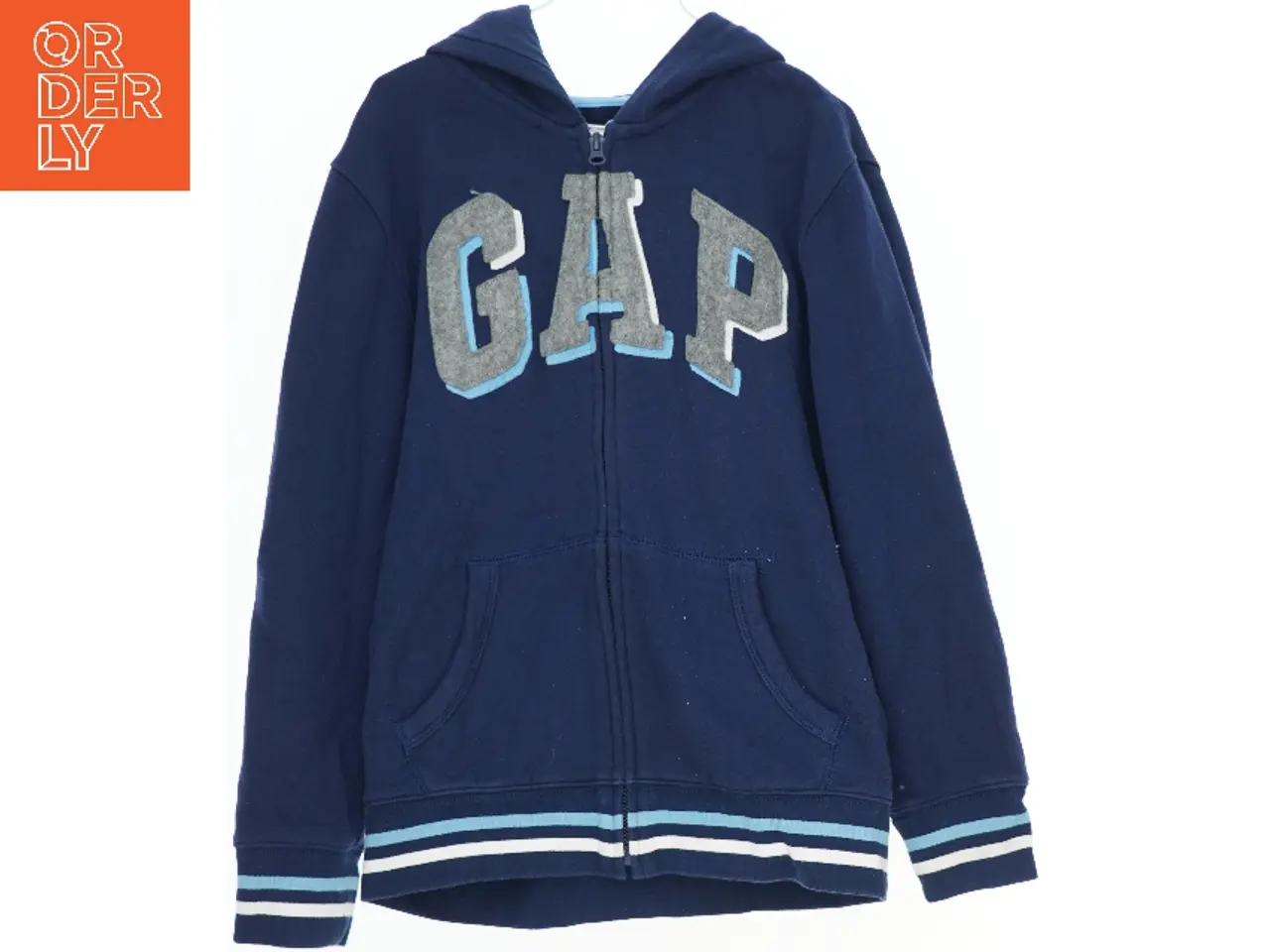 Billede 1 - Blå hættetrøje med GAP logo fra Gap (str. 140)