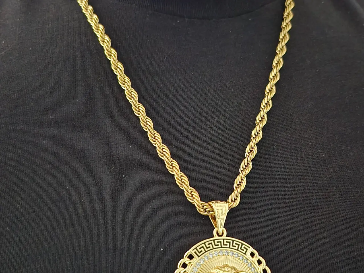 Billede 3 - Versace halskæde goldfilled