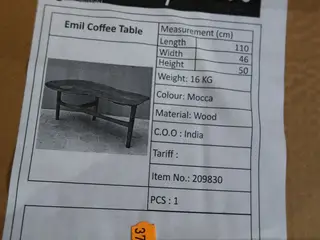Sofabord KILROY INDBO Emil Coffee Table