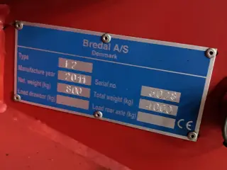 Velholdt Bredal F2 3200Liter fra 2011 - 3
