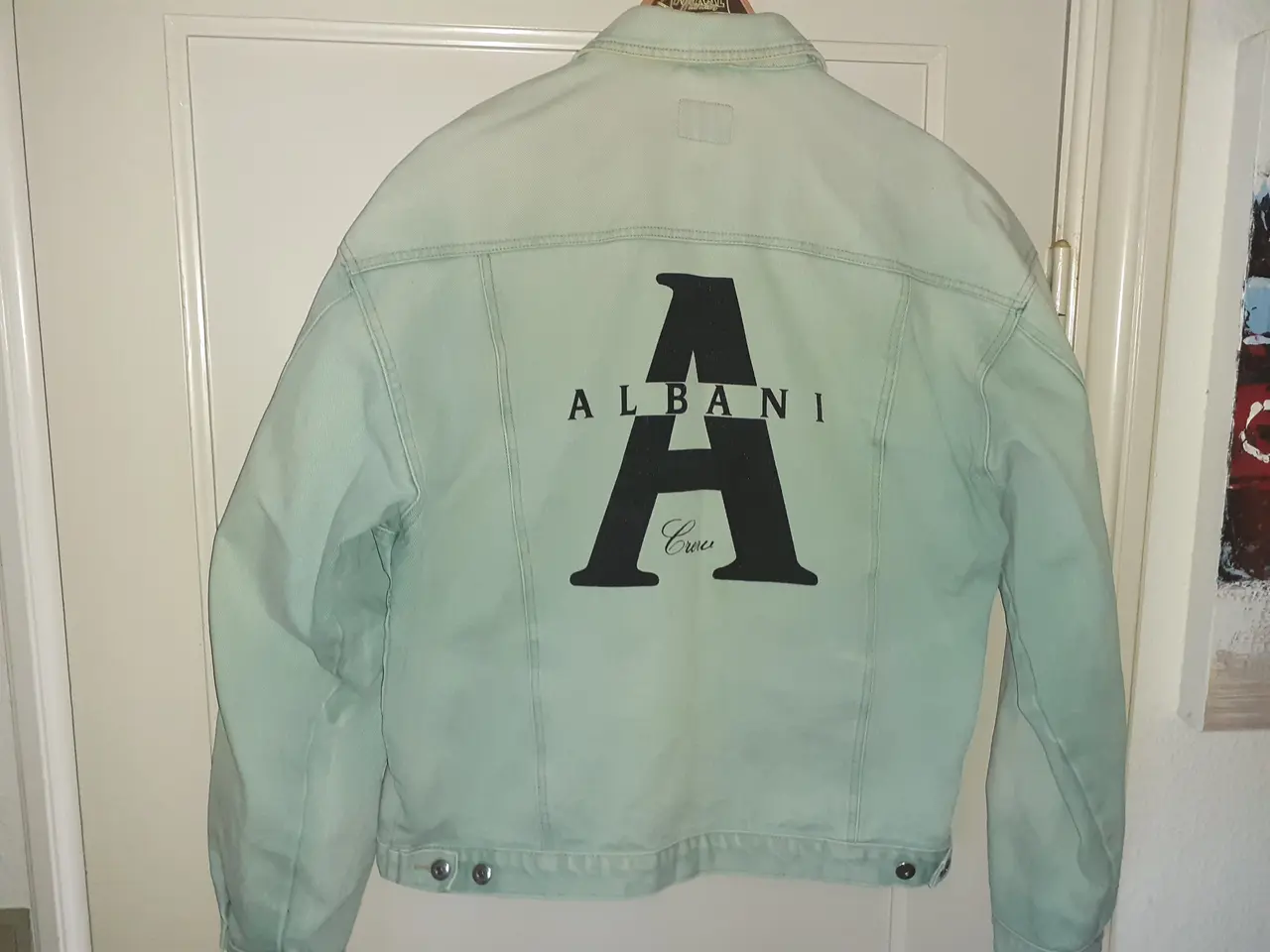 Billede 1 - Lysegrøn Albani Crew cowboyjakke.